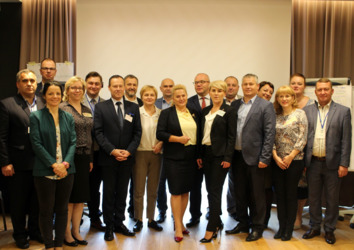 Uczestnicy 1 sesji Akademii Przywództwa dla Współpracy Zagranicznej, Rzeszów, październik 2019