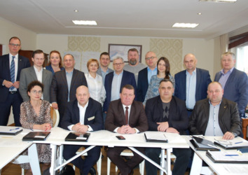 Учасники 2 сесії Академії лідерства з прикордонного співробітництва, Перемишль, березень 2020